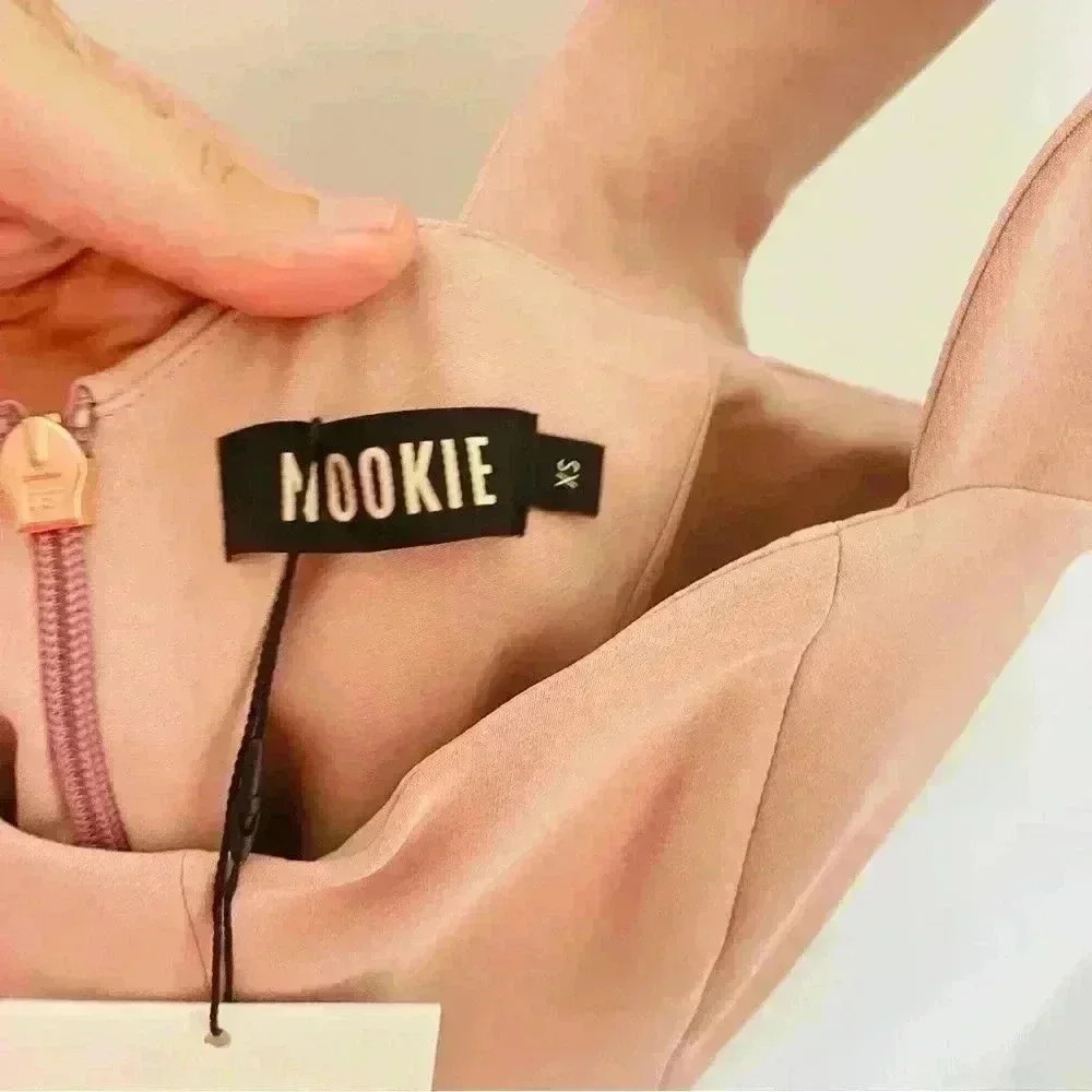 NWT Nookie Divine Midi Dress Dusty Pink - Picture 7 of 8